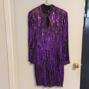 Stunning sequin evening dress